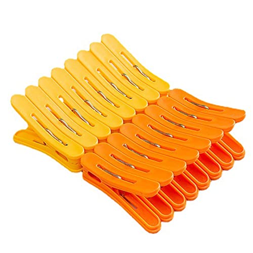 PAPABA Kleider Klammer praktische Socken Aufbewahrung Kleidung Clip Kompakt größe Rutsch fest Orange Cover