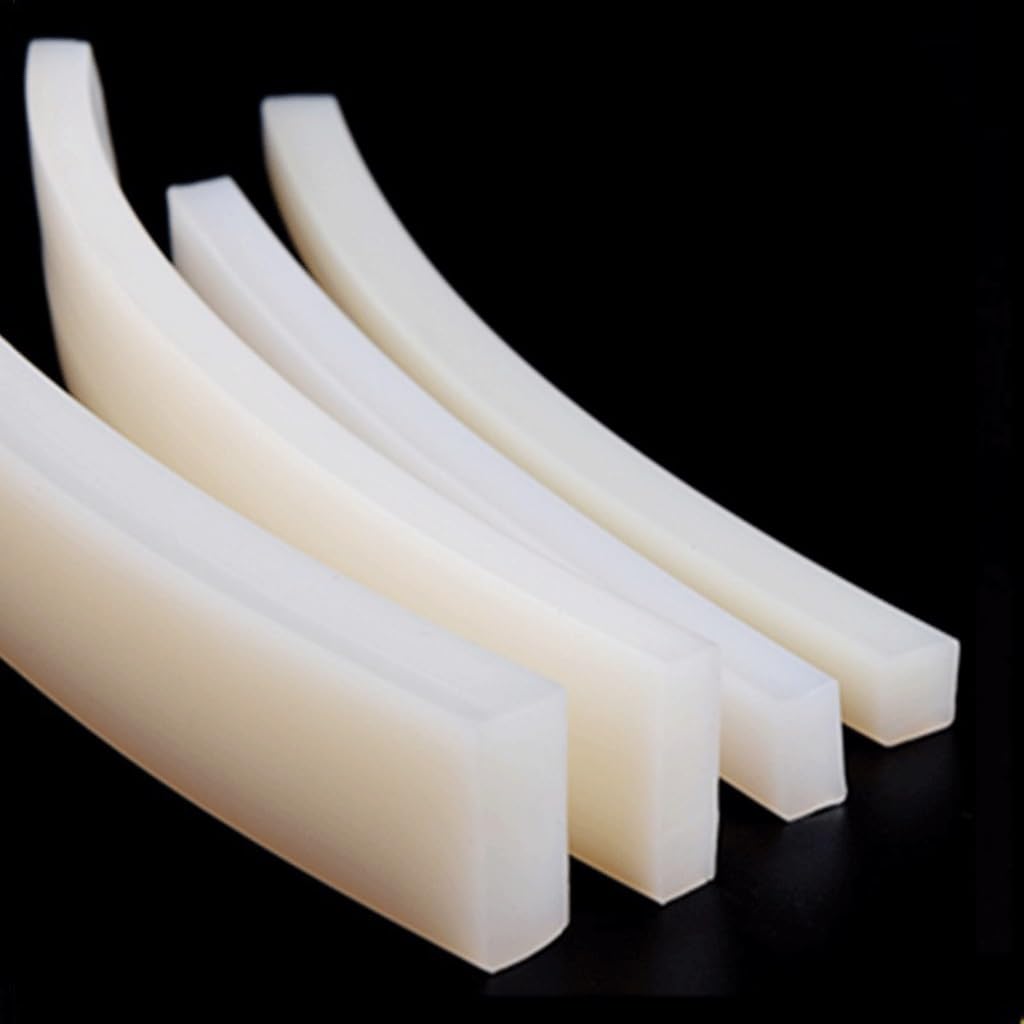 Burlete de goma de silicona sólida resistente a altas temperaturas de 1 metro, for sello de ventana lateral(30x30mm)