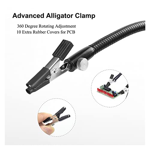 Lampe USB 5X pour soudure à double bras flexibles orientables
