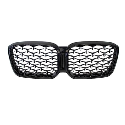 Calandre Avant BMW X3 X4 G01 G02 LCI : Look Diamant Élégant en Noir Argenté