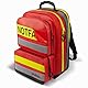 PULOX Erste-Hilfe-Rucksack - Notfallrucksack mit farbigem Klett-Modul-System - Unbefüllt