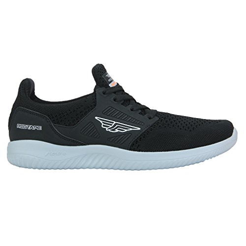 Image of Red Tape Men Black Walking Shoes