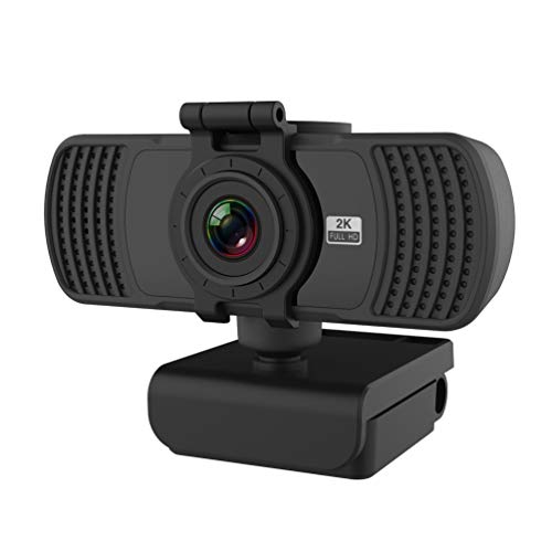 webcam voor pc 2K webcam met privacycover laptop usb webcam met microfoon webcamera voor videoconferenties videogesprekken lesgeven Live laptopcamera