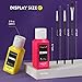 Magicfly Permanent Soft Fabric Paint Set for Clothes 14 Colors 60ML Textile T-Shirt Paints, No Heating Needed & Washable Fabric Paints for Crafts, Canvas, T-Shirts, Jeans, Bags, with 3 Brushes