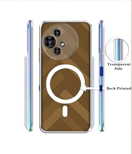 Image of Case Cover for Alcatel V3 Ultra 5G Wooden Herringbone Magnetic Ring Design (Not Magnetic Compatible) | UV Printed Soft TPU Shockproof Back Case for Alcatel V3 Ultra 5G