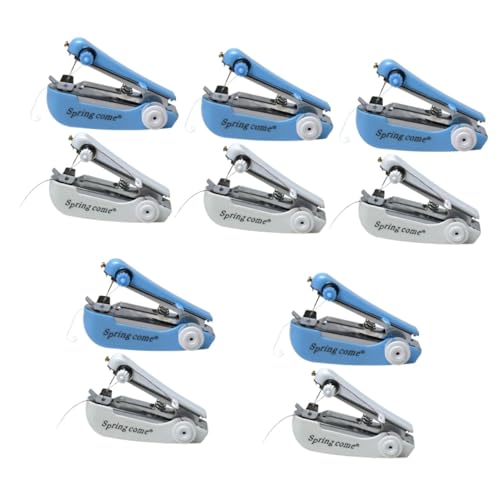 Lurrose 5 Juegos Juego De Maquina De Coser Profesional Portable Sewing Machine Sewing Machines Tejedor Stitching Ropa Máquina De Reparación De Artesanía Portátil El Plastico 2 Piezas * 5