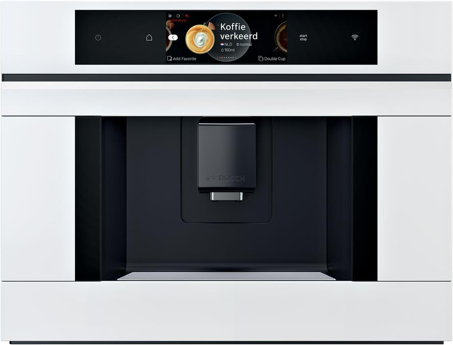 Bosch Cafetera automática Serie 8 2000W 19Bar Blanca