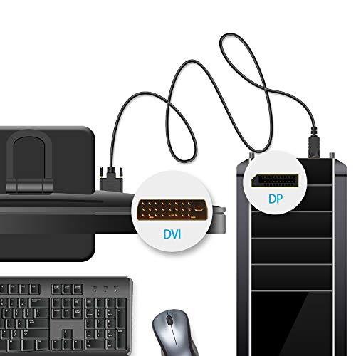 Rankie Displayport (Dp) To Dvi Cable, Gold Plated, 10 Feet #TOP5