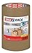 Price comparison product image tesa 51124-00008-01 Packing Tape Ultra Strong PVC Packaging Tape for Heavy Parcels and Boxes, Brown, 66 m x 50 mm, Pack of 3
