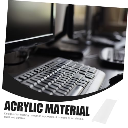 Support clavier antidérapant avec bords polis et inclinaison ergonomique - 5