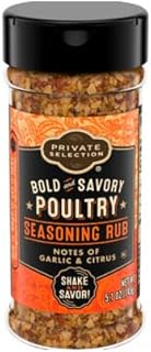 Bold and Savory Poultry Seasoning Rub (1 Bottle, 5.1 oz.)