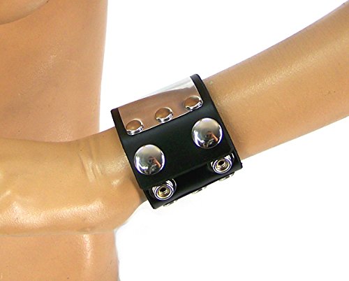 Metal Band Leather Wristband (Small) #TOP1