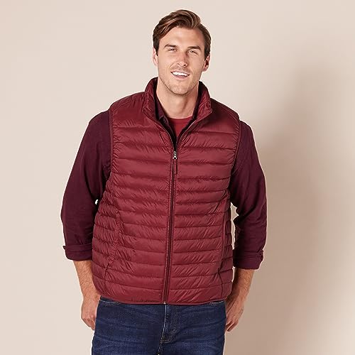 Image of Amazon Essentials Men's Lightweight Water-Resistant Packable Puffer Vest