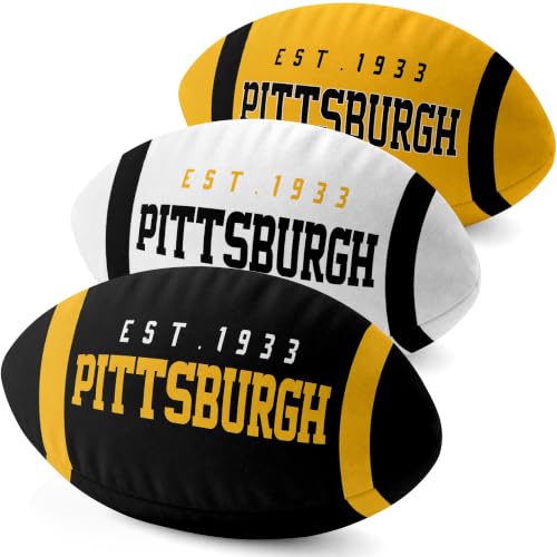 Image of ANTKING Pittsburgh Throw Pillow Custom Name Number for Men Boy Gifts | Personalized Gift for Youth for Birthday Christmas