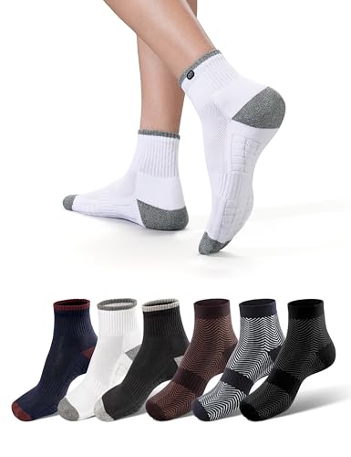 Image of Symbol Premium Men's Cotton Sports Socks Unisex | High Ankle Length | Odour-Free & Anti-bacterial | Cushioned Base | Available in Combo Packs