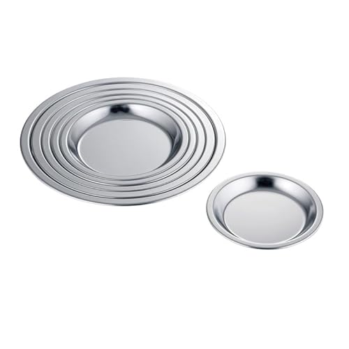 AG 18-0ステンレス パイ皿 No.6 92906の商品画像（Amazon）