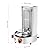 CRYBY 3000W Gas Doner Kebab Machine, Gas Vertical Broiler Machine Spinning Doner Kebab Gyro Grill Machine, Rotating Kebab Oven Chicken Roaster Cooker Machine Barbecue Machine for Home Restaurant Party