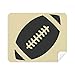 Football Sport Simple Geometry Pattern Cleaning Cloth Screen Cleaner 2pcs Suede Fabric
