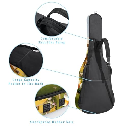 Housse guitare acoustique universelle antichoc pour protéger de la pluie - 3