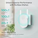 BOTSLAB Doorbell Camera Wireless Outdoor, 2K Video Doorbell, No Monthly Fee, Head-to-Toe View, 2-Way Audio, Package & Human Detection, 150-Day Battery, IP66, Works with Alexa & Google