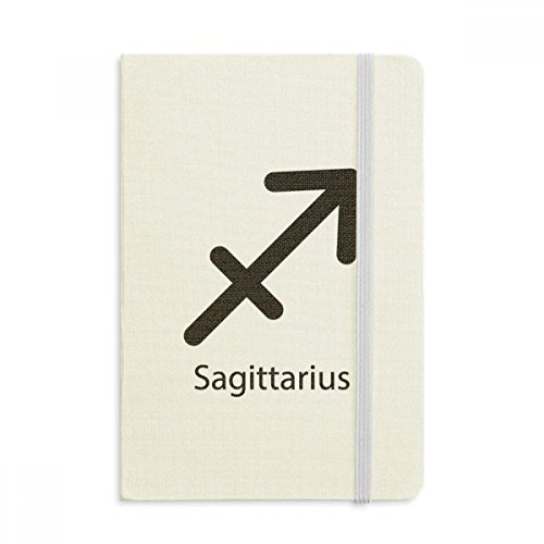 Cadeau constellation Sagittaire : carnet A5 en tissu multicolore pour anniversaire en décembre
