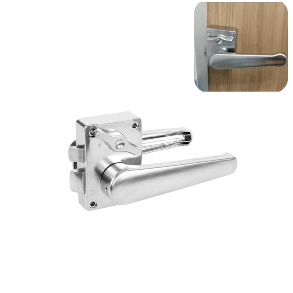 Serratura Con Chiave Per Camper E Barche - In Lega Di Zinco, Diametro Foro 50mm, Resistente Alla Ruggine - Foto 3