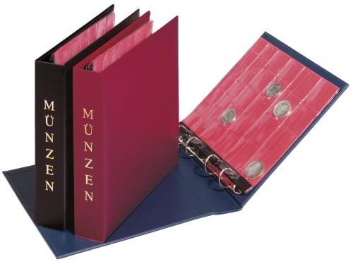 Preisvergleich Produktbild PAGNA Münzalbum Kunstleder blau