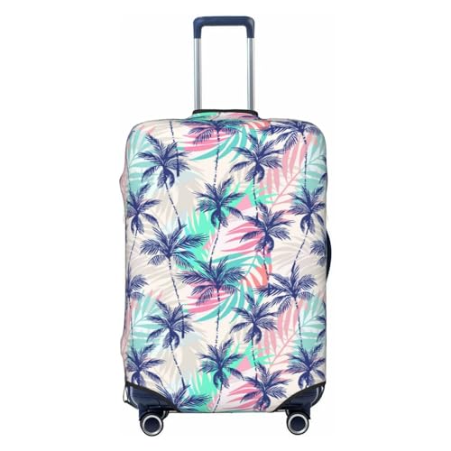 Palm Leaves For Travel Luggage Cover Suitcase Protector Fits 18-32 Inch Travel Luggage Protector Elastic Luggage Anti-Scratch Suitcase Cover