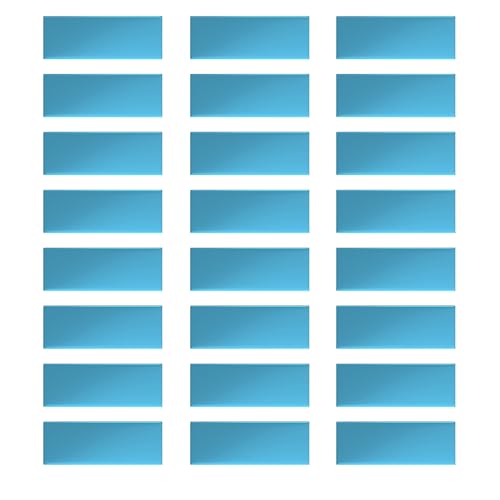 Image of 4 Pack Adhesive Replacement Iron Plates for Under Cabinet Magnetic Lights | Non-magnetic iron stickys sheets with strong adhesive backing, universal fit for cabinet lights, easy no-drill mounting
