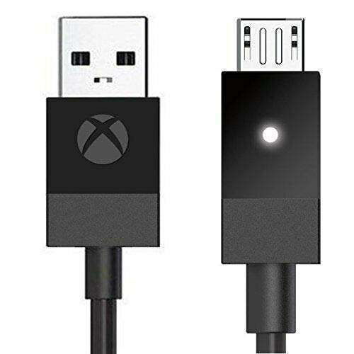 Official Microsoft Xbox One USB Charging Cable (Bulk Packaging) (Renewed)