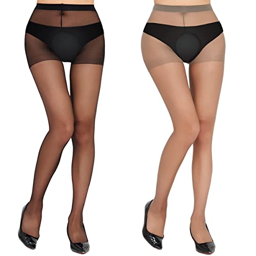Image of Sexy Pantyhose for Women Thigh High Stockingssheer Control Top Pantyhose