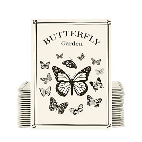 American Meadows Wildflower Seed Packets "Butterfly Garden'' Favors (Pack Of 20) - Pollinator Wildflower Seed Mix To Attract Hummingbirds, Bees, And Butterflies, Party Favors For Any Occasion #TOP30