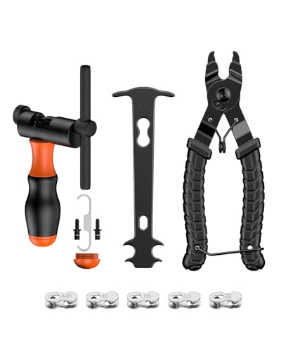 Pawfly Bike Chain Tools, Bicycle Chain Breaker Set for 6-12 Speed Chains