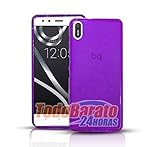 bq aquaris x5 frp  Todobarato24h Funda Gel Lisa Morada Compatible con BQ AQUARIS X5