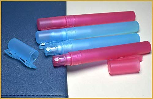 Botella Pulverizadora De Plástico 10ml Color Rosa Pack 10 miniatura 5