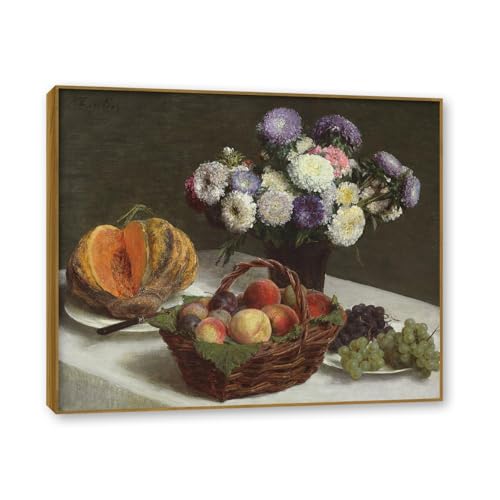 Impressions sur toile célèbres Fantin Latour pour décoration salon chic