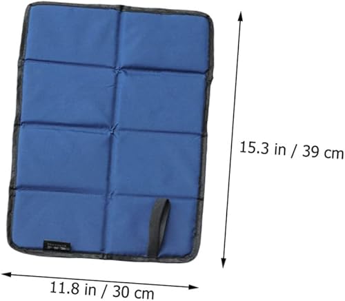 Miniatura 9 de Toddmomy Cojín plegable para exteriores, 4 piezas, cojines de asiento al aire libre, cojín de asiento portátil, impermeable, tapete de picnic,