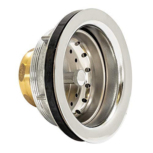 Colador para fregadero de cocina EZ-FLO de acero inoxidable miniatura 4