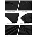 Women's 2 Piece Suit Notched Lapel One Button Slim Fit Business Office Work Tuxedo Blazer Pants Set - Image 3