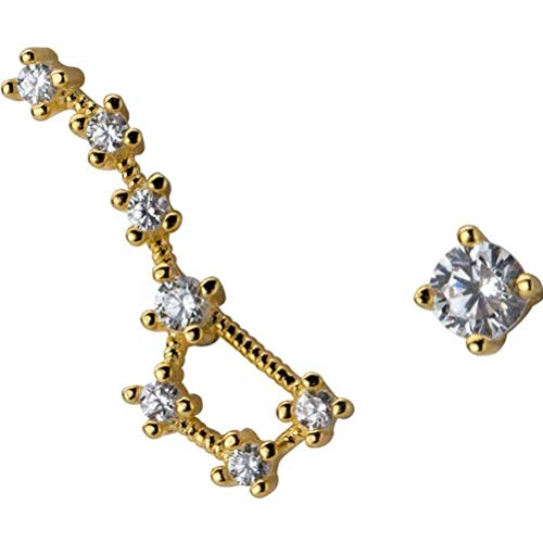 Boucles d'oreilles S925 anti-allergie et collier léger pour femme