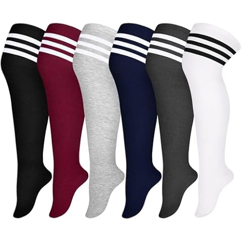 Apoway Plus Size Thigh High Socks Cover