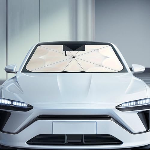 Protector Parasol para Parabrisas 140x80 Sombrilla de Coche Plegable contra el Calor 2