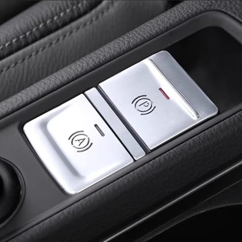 Pegatina interior coche Q3 para proteger botón de freno mano 2