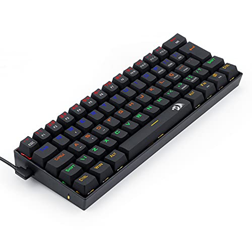 TECLADO GAMER MECANICO LAKSHMI RAINBOW PRETO SWITCH PRETO ABNT2 SWITCH BLACK