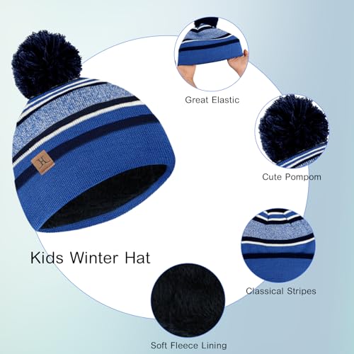 Auzesto Kids Winter Hat Scarf Gloves Set thumb #3