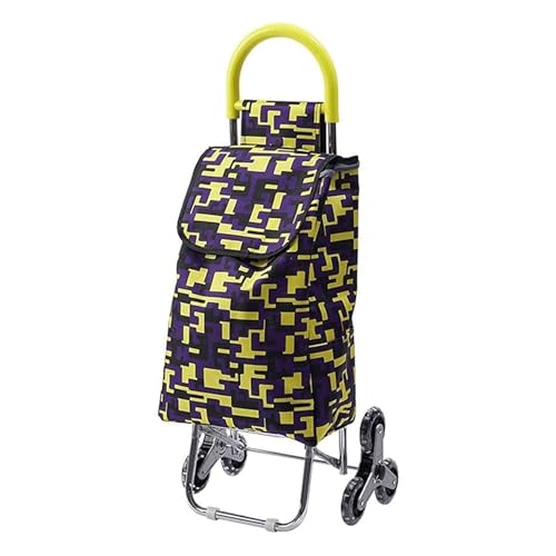 Carro de Compras Pequeno con Ruedas y Bolsa de Tela miniatura 1