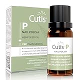 The Cutis Lab Esmalte endurecedor de uñas fragiles para Mujeres y Hombres con CBD - Fortalece, hidrata y promueve el crecimiento - Natural, Vegano - Uso tópico