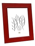 Cadres photos rouge 24x30 cm Cadre Photo Peint en Rouge, Porte Photo, Encadrement Tableau, Petit Cadre Taille Image 24,0 x30,0 cm