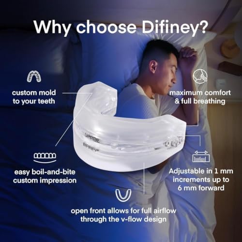 Difiney Advanced Anti Snoring Device 4.0: FDA-Cleared Snoring Solution – Adjustable Snore Stopper Mouth Guard for Men & Women – Anti Snoring Mouthpiece to Improve Sleep – Reusable Night Use - 5