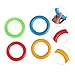 BESPORTBLE 2sets Gymnastic Rings for Lightweight Hand Eye Coordination Training Equipment for Home and Kindergarten Play 4pcs*2
